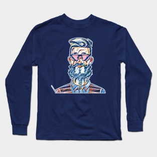 Hipster Golf Art - Stylin’ Long Sleeve T-Shirt